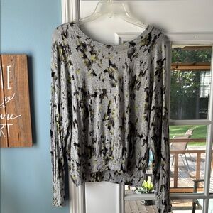 Chic Gray and Black Women's Shirt